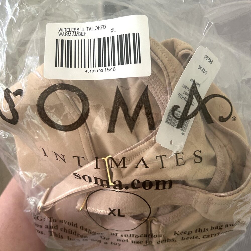Soma Embraceable Unlined Wireless Bra